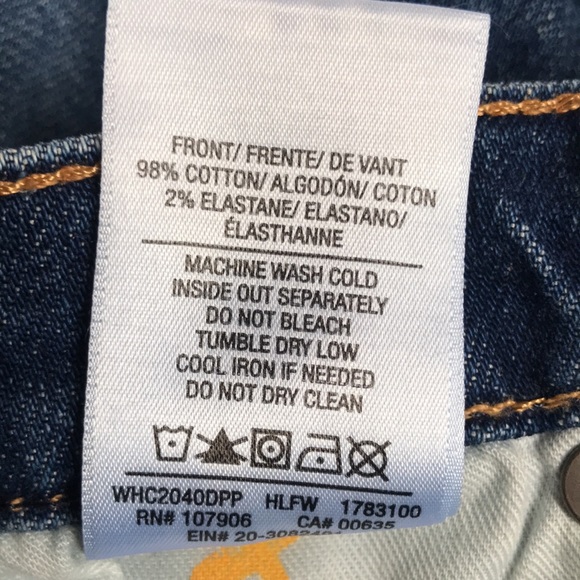 Hudson Jeans Bettie High-Rise Taper Jeans Blue Size 26 - Picture 13 of 13